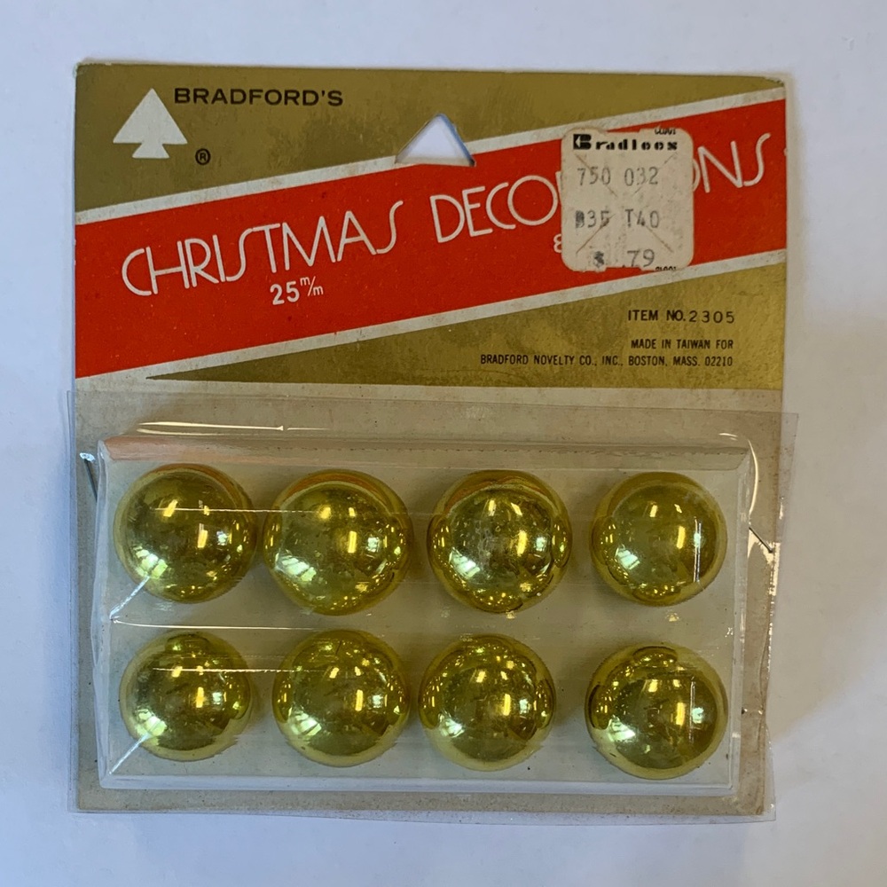 Bradford's Gold Christmas Decorations